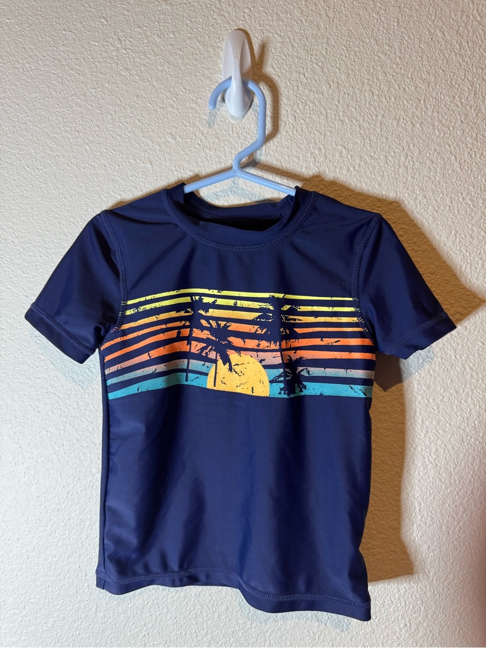 Tommy Bahama Navy and Gold Logo Interior Label